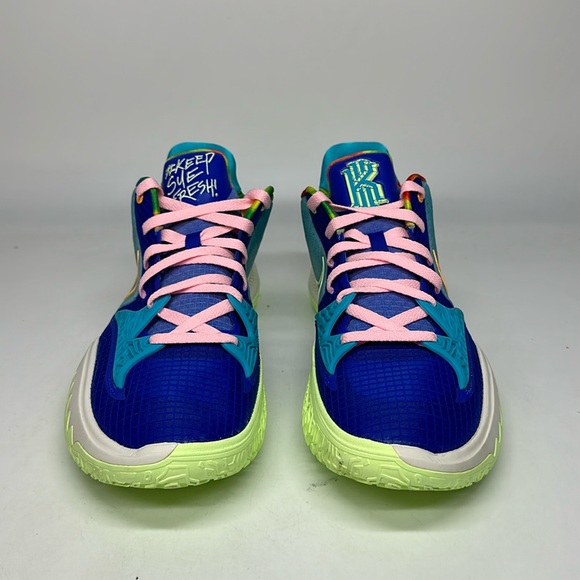 USED Men’s Nike Kyrie Low 4 'Keep Sue Fresh' Blue Sneaker CW3985-401 RARE No Box - Picture 3 of 7